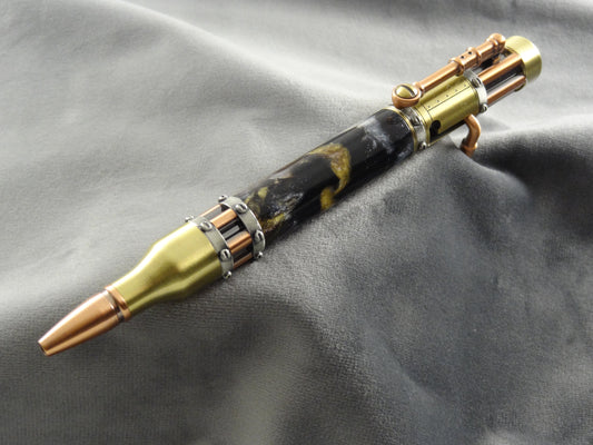 Steampunk Bolt Action Ink Pen