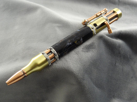 Steampunk Black Widow Ink Pen