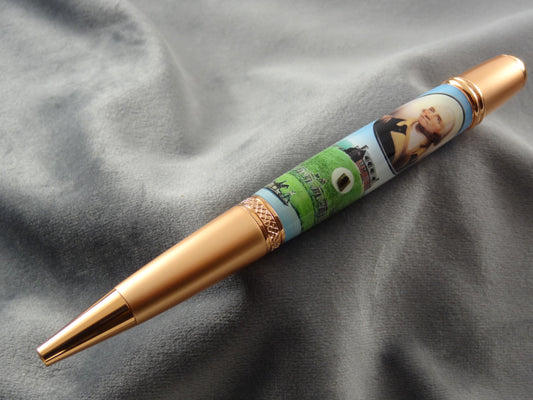 George Washington Historical Pen with Coin and COA