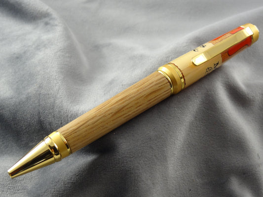 Makers Mark Barrel Stave Ink Pen with COA