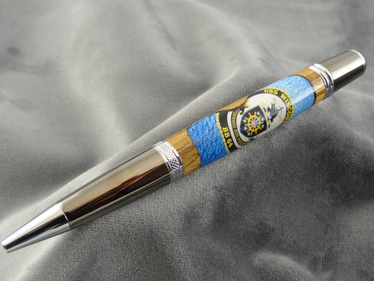 USS Wisconsin Ink Pen with COA