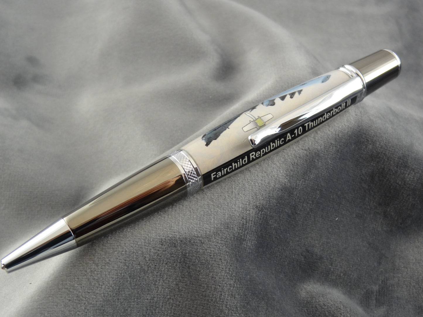 Fairchild Republic A-10 Thunderbolt II Ink Pen with COA