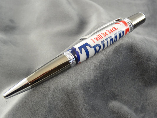 I WILL BE BACK 2024 TRUMP Ink Pen