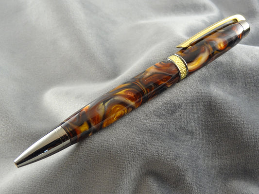 Golden Glimmer Acrylic Ink Pen