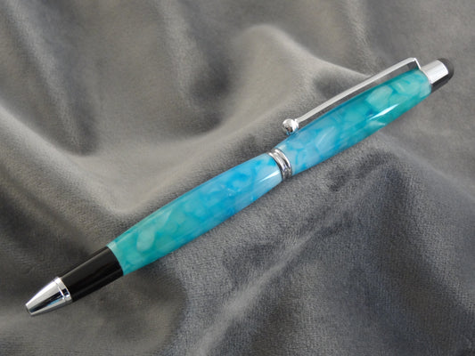 Aquamarine Chip Stylus + Ink Pen