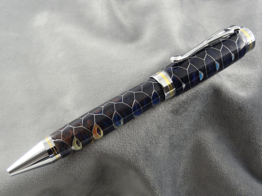 Rainbow Large Honeycomb Acrylic Pen