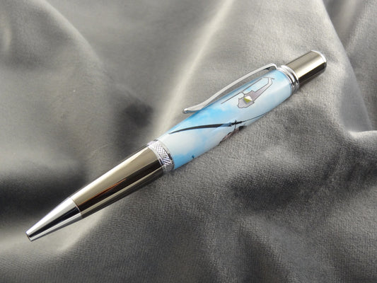 Bell Huey Historical Ink Pen with COA
