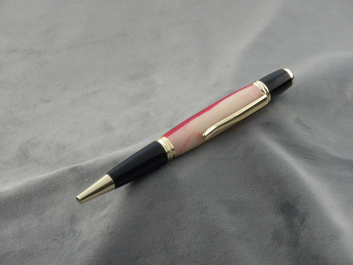 Red and Cream Ink Pen