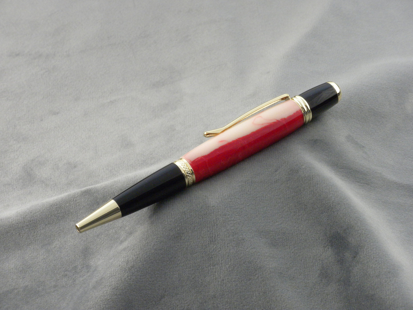 Red and Cream Ink Pen