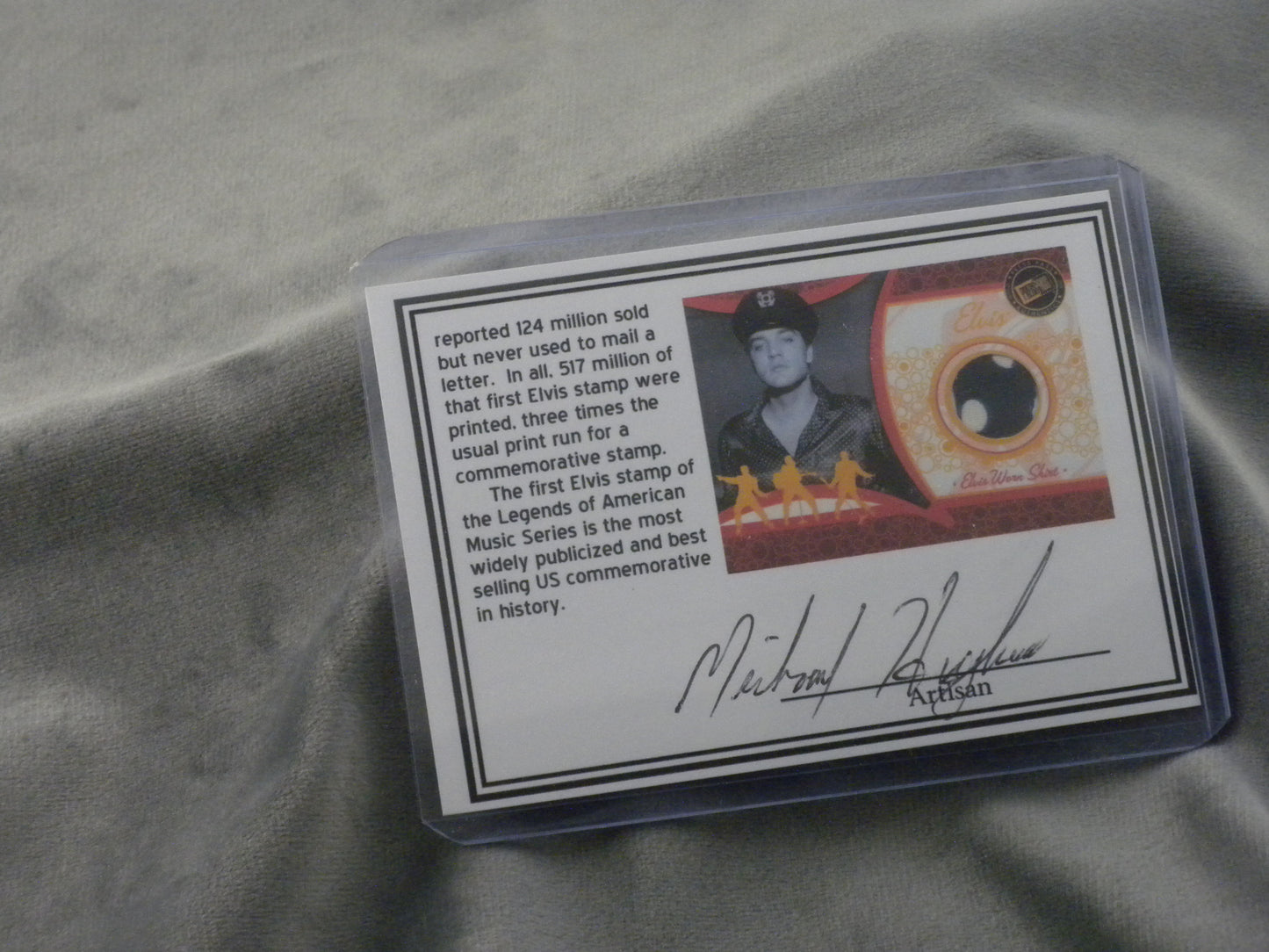 Elvis Ink Pen with Certificate of Authenticity