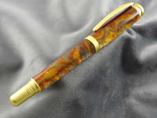 Molten Metal Swirled Acrylics Fountain Pen