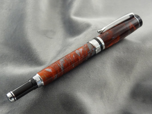 Lava Lamp Hot Cinders Acrylic Fountain Pen