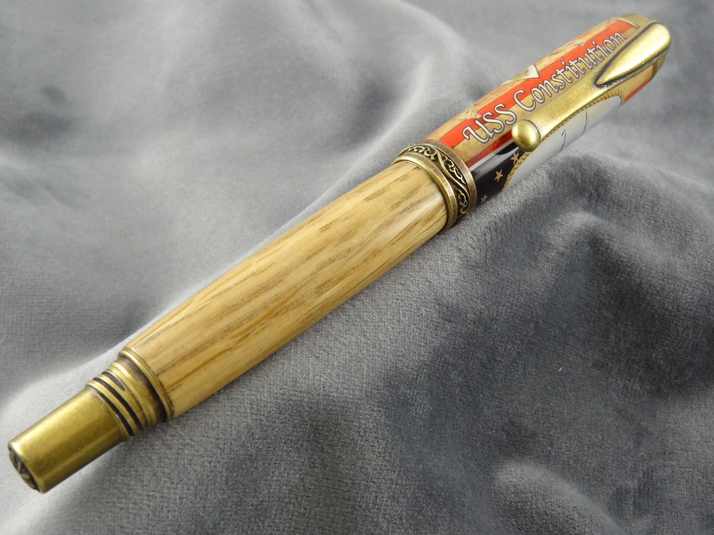 USS Constitution Fountain Pen with COA