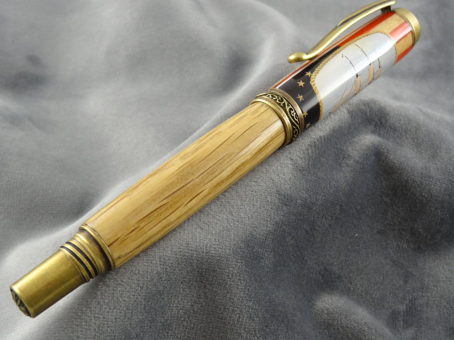 USS Constitution Fountain Pen with COA