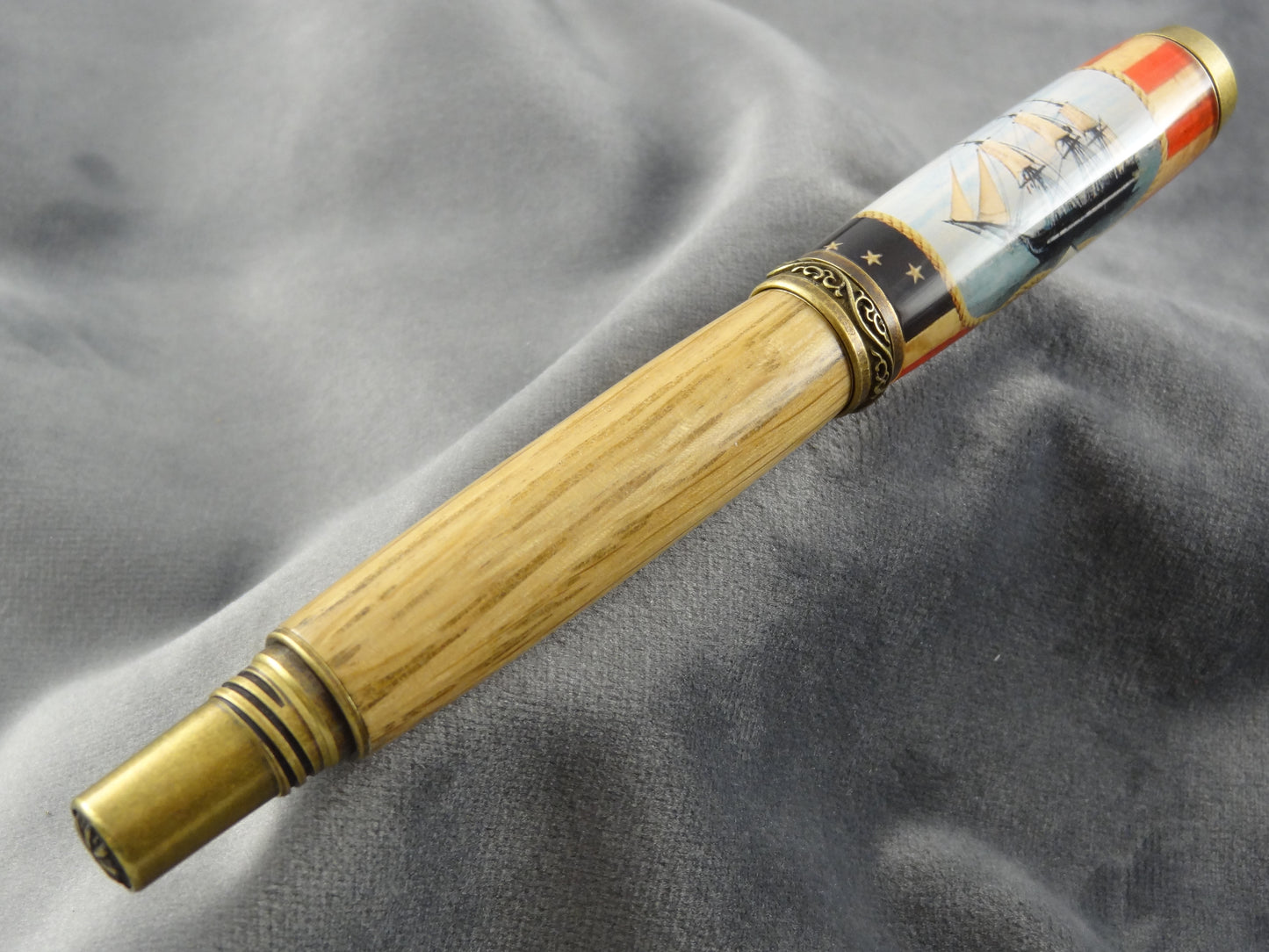 USS Constitution Fountain Pen with COA