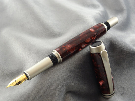 Plum Chips Acrylic Fountain Pen