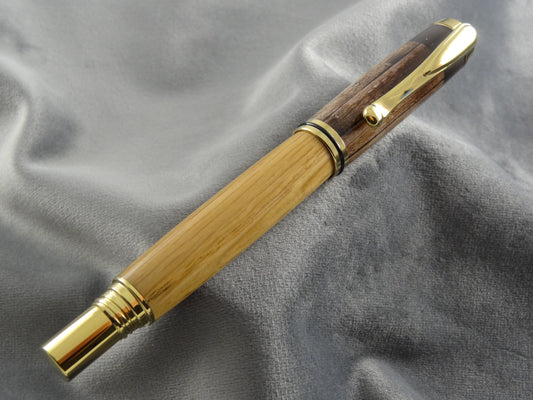 Woodford Reserve Wiskey Barrel Stave Ink Pen with Certificate of Authenticity