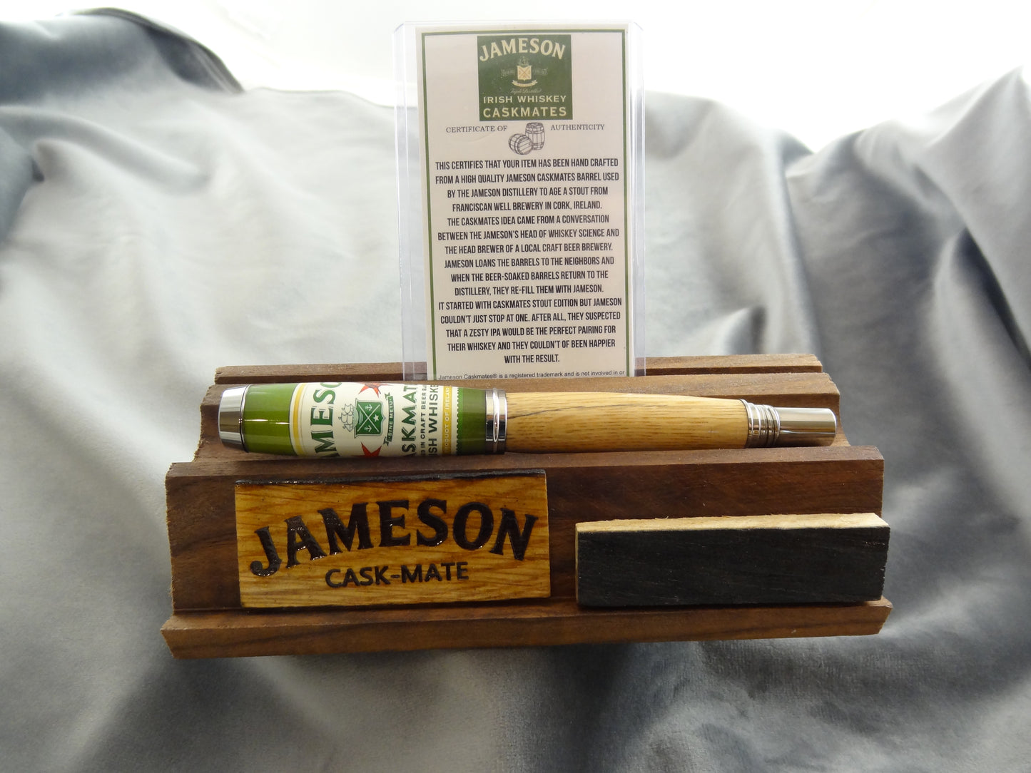 Jameson Barrel Rollerball Ink Pen with COA