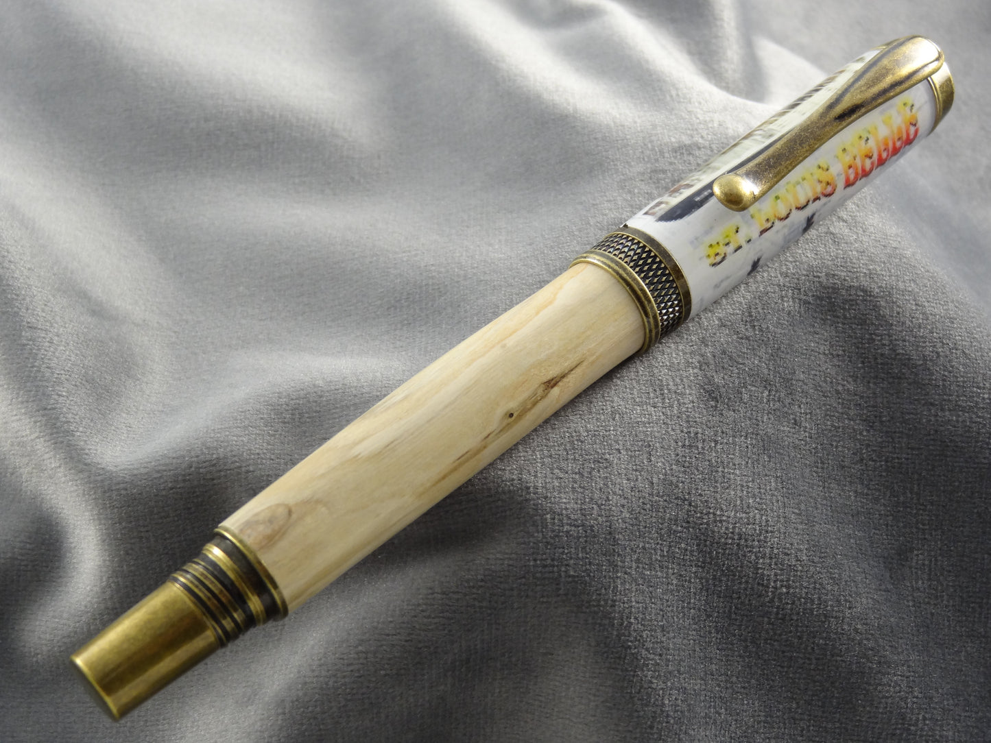 St Louis Belle and Driftwood Rollerball Pen