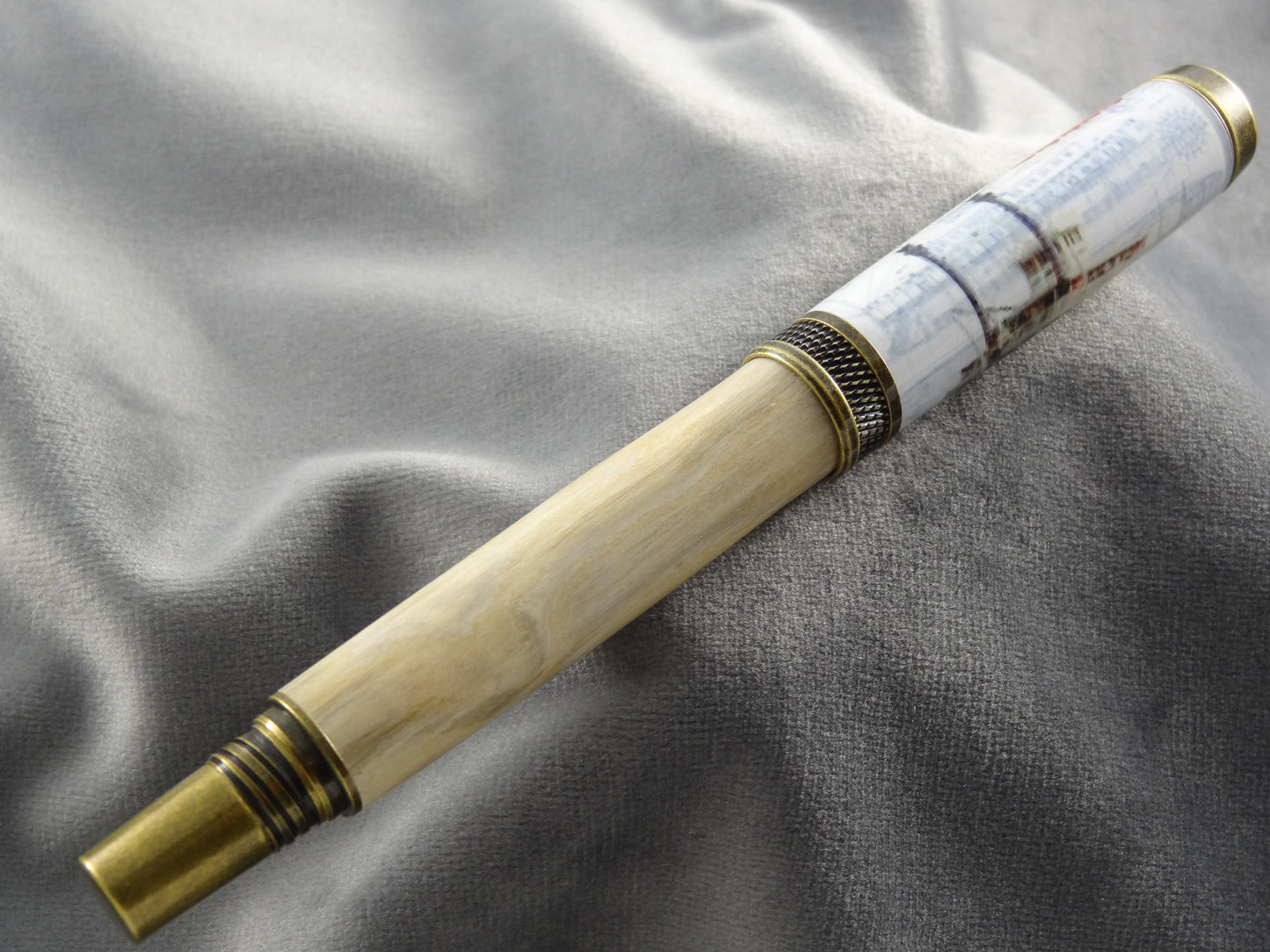 St Louis Belle and Driftwood Rollerball Pen