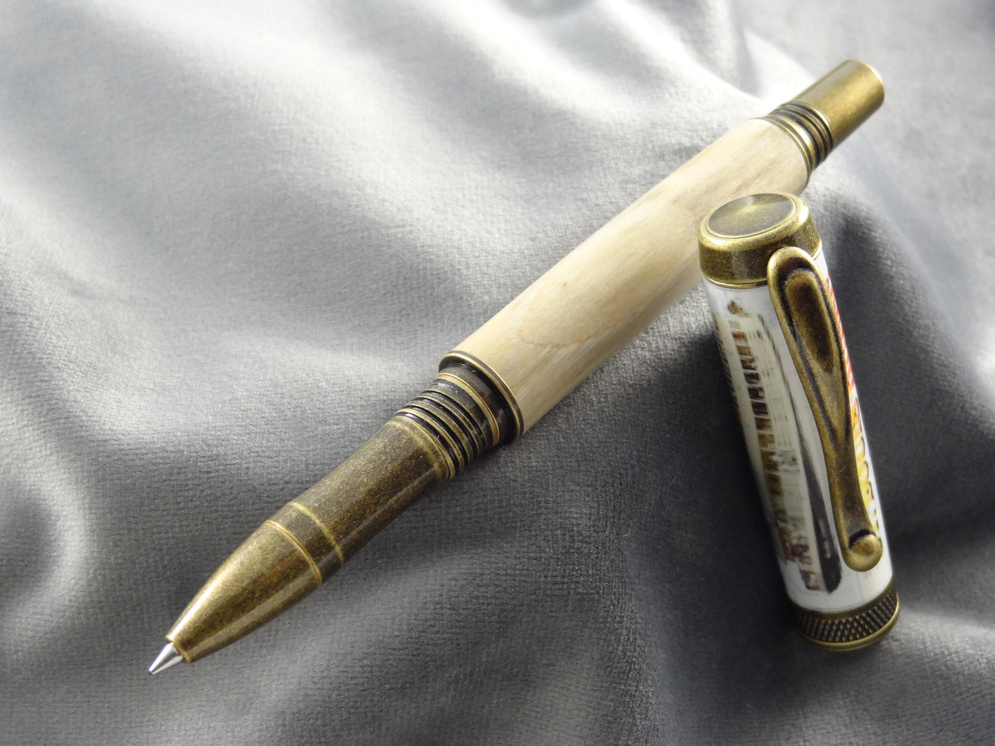 St Louis Belle and Driftwood Rollerball Pen
