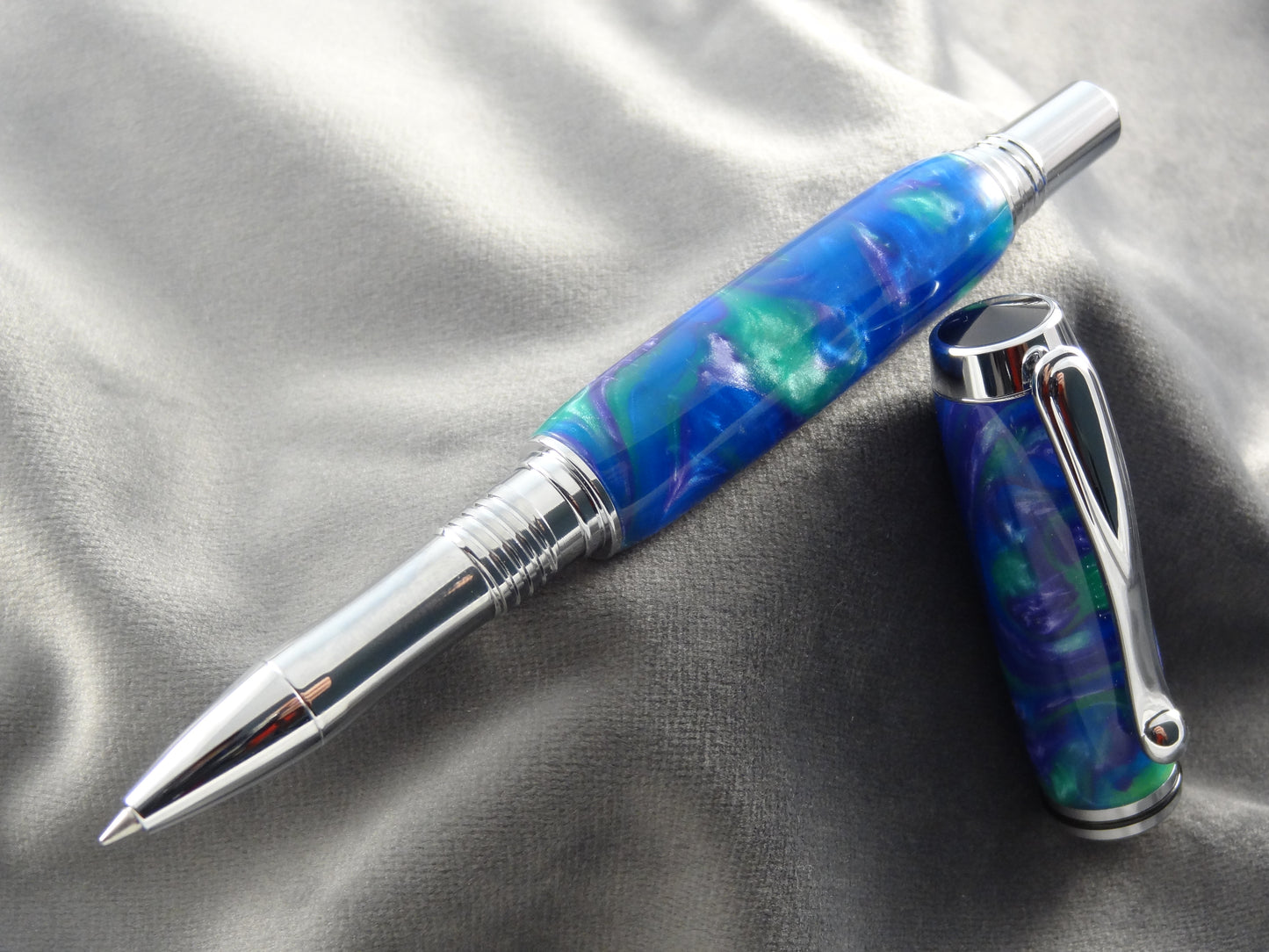 Peacock Acrylic Rollerball Pen