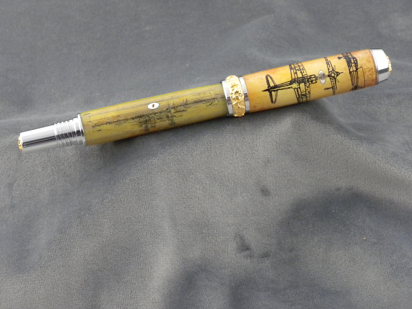 USS Arizona Rollerball Pen with Certificate of Authenticity