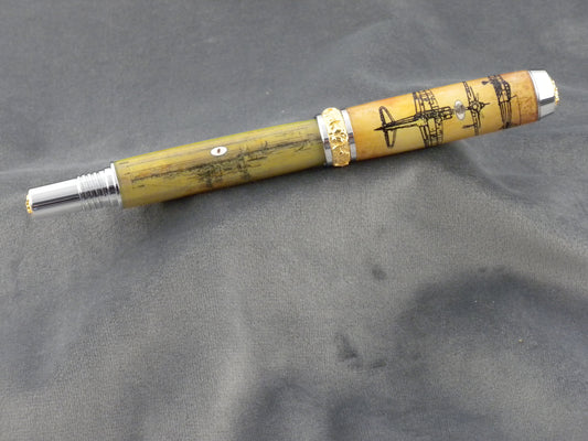 USS Arizona Rollerball Pen with Certificate of Authenticity