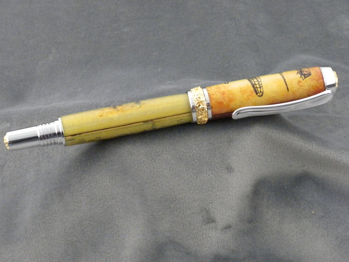 USS Arizona Rollerball Pen with Certificate of Authenticity