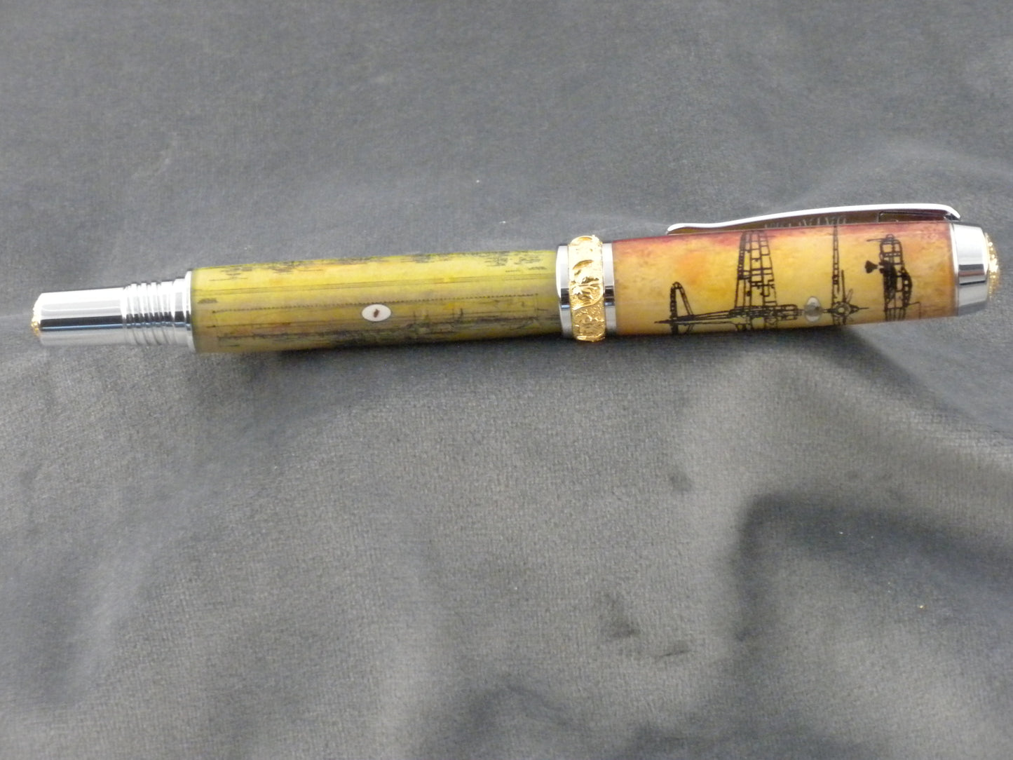 USS Arizona Rollerball Pen with Certificate of Authenticity