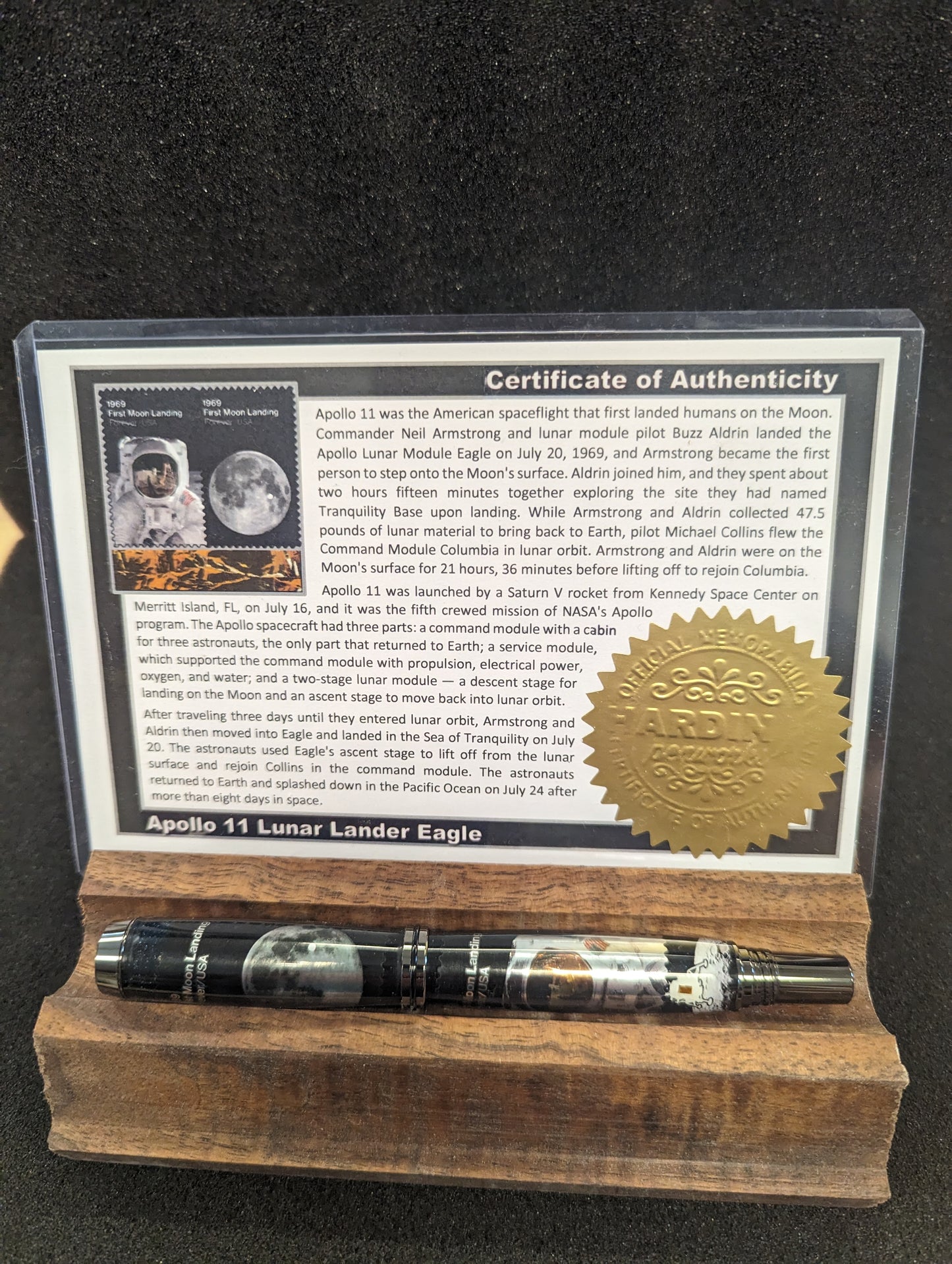 Packard 1910 Historical Ink Pen with COA