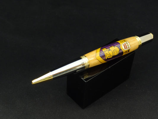 Purple Heart Medal Inlay Ink Pen