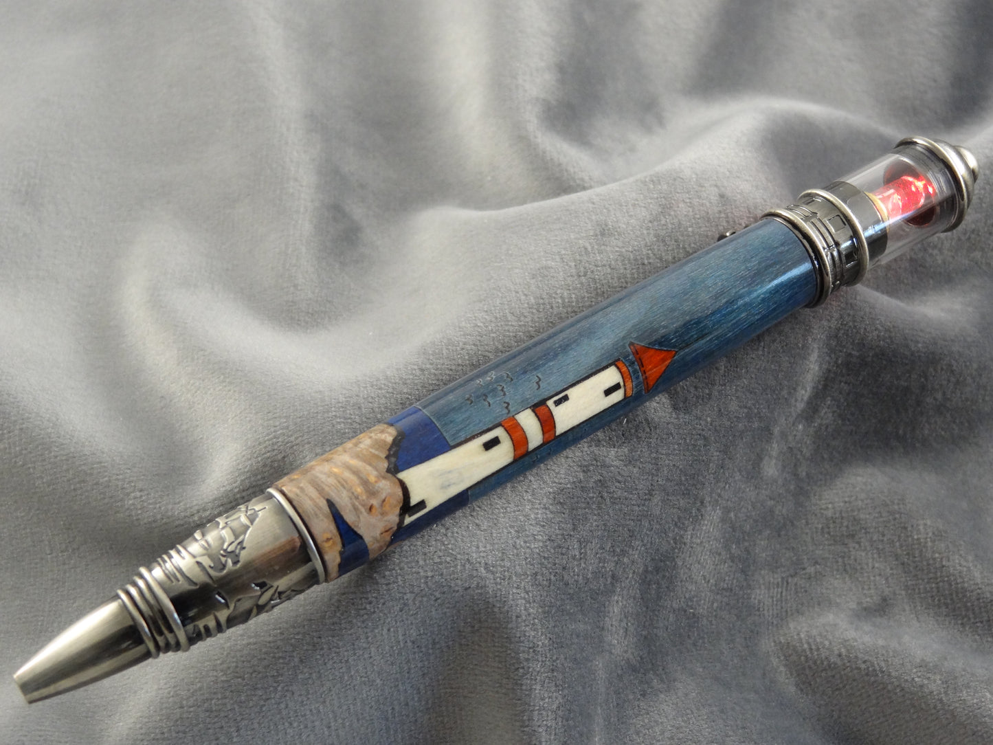 Lighthouse Flashing Inlay Ink Pen