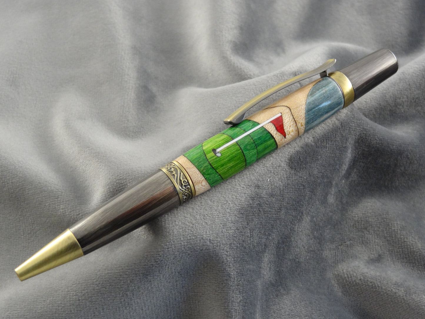 Golf Course Inlay Ink Pen