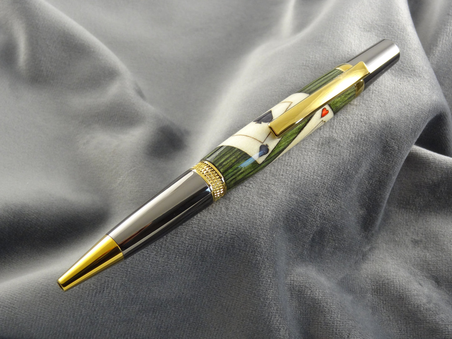 Four Aces Inlay Ink Pen