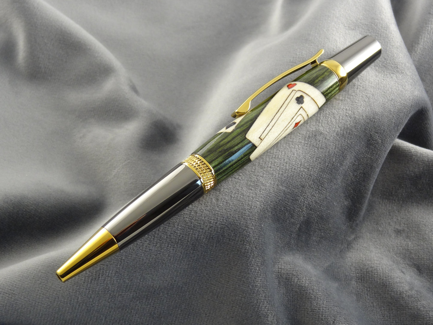 Four Aces Inlay Ink Pen