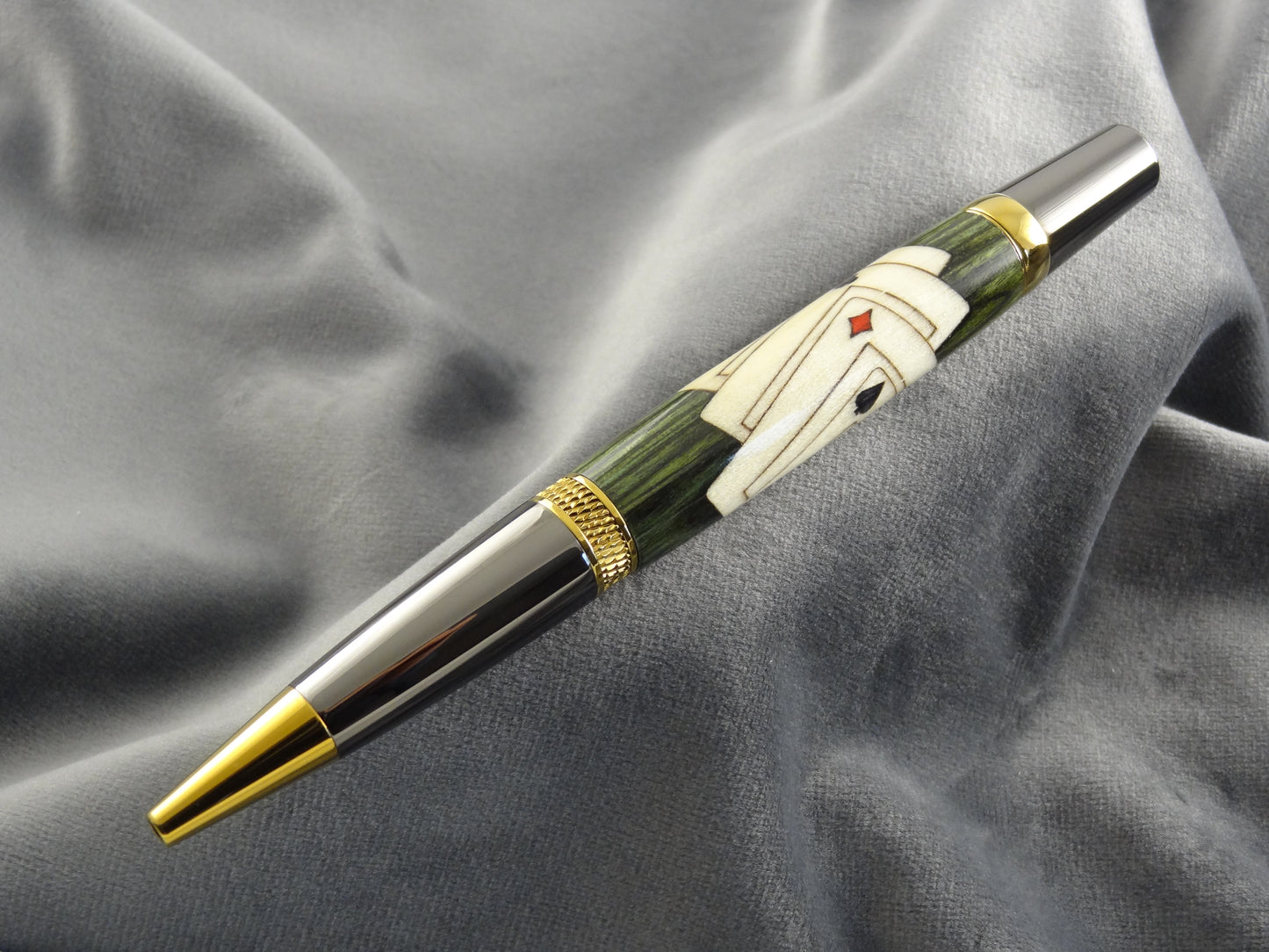 Four Aces Inlay Ink Pen