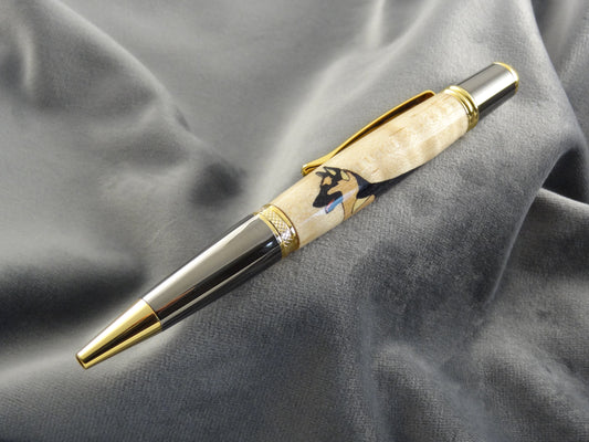 German Sheperd Inlay Pen