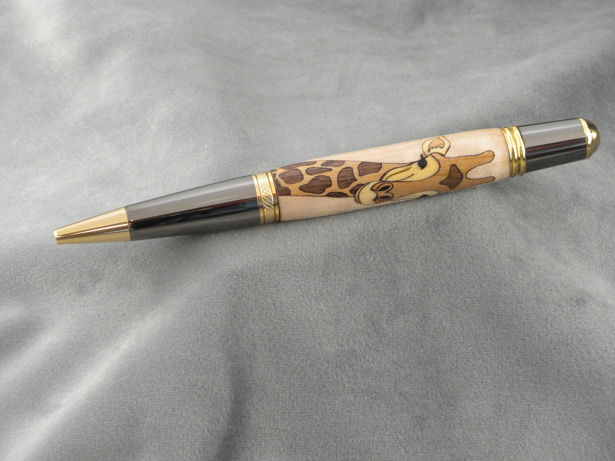 Giraffe Inlay Pen