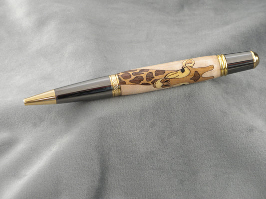 Giraffe Inlay Pen