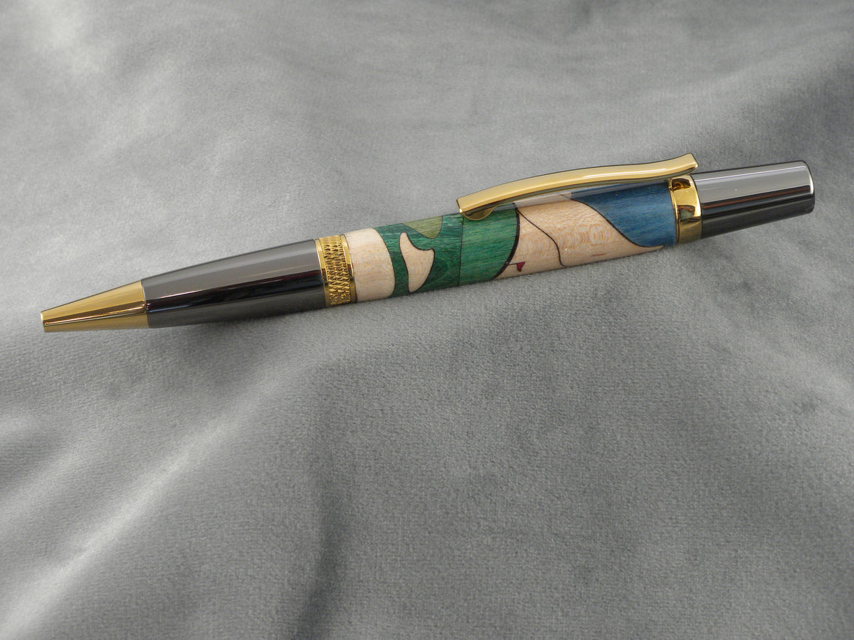 Golfers Inlay Rollerball Pen