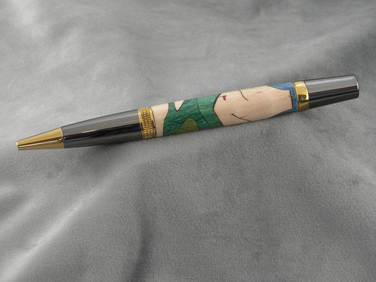 Golfers Inlay Rollerball Pen