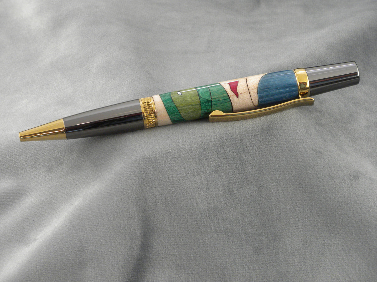 Golfers Inlay Rollerball Pen