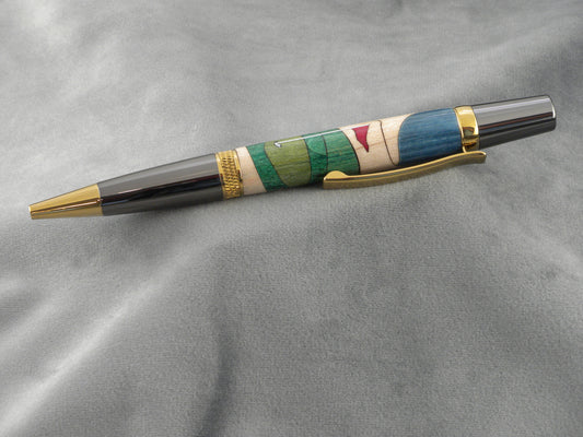 Golfers Inlay Rollerball Pen