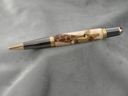 Giraffe Inlay Pen