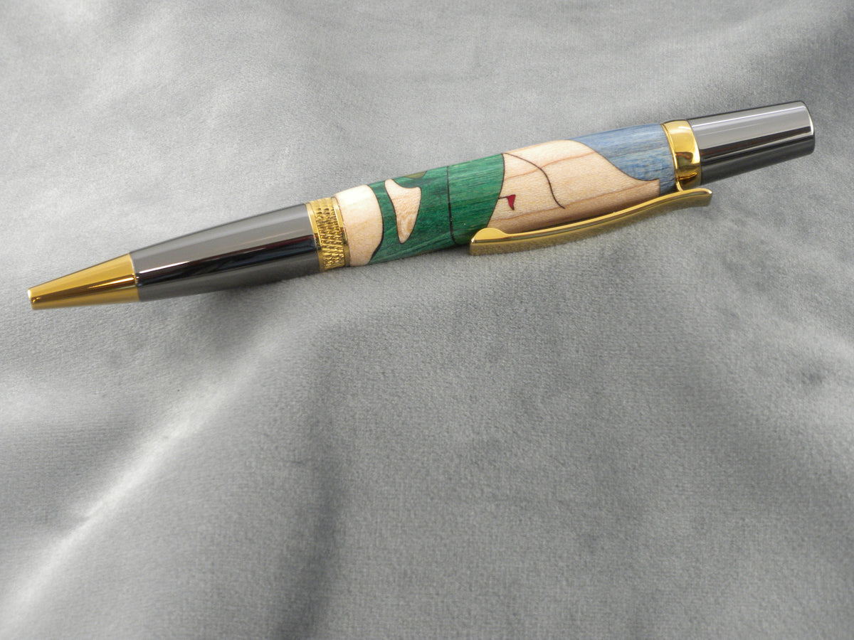 Golfers Inlay Rollerball Pen