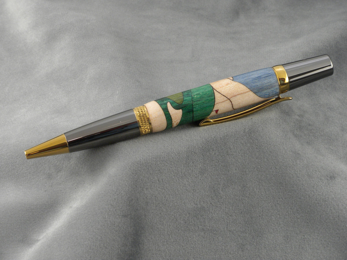 Golfers Inlay Rollerball Pen