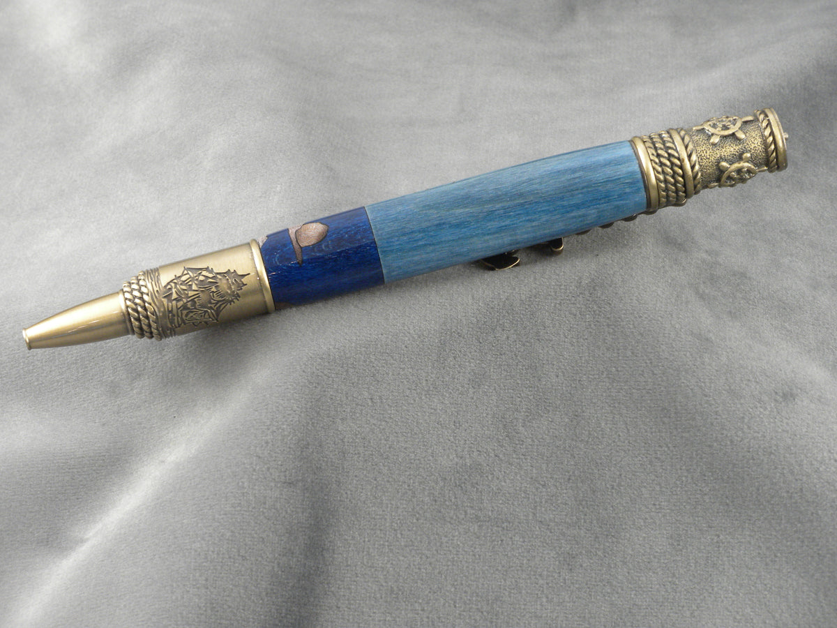 Lighthouse Nautical Twist Inlay Rollerball Ink Pen