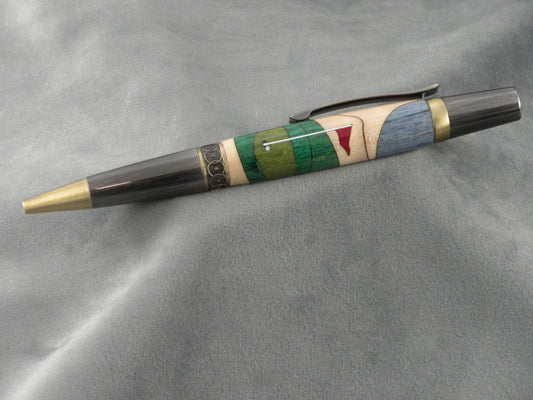 Golfers Inlay Rollerball Pen