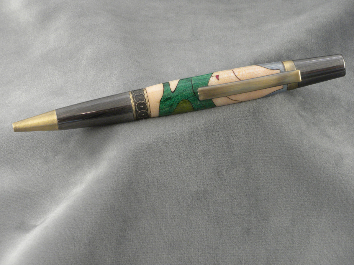 Golfers Inlay Rollerball Pen